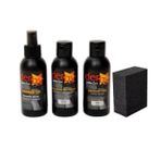 SRTfootcare Derby Deri Döşeme Ve Direksiyon Boyası 4 lü Set Standart Renkler (Siyah)
