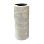 SRTfootcare Deri El Dikişi İçin Mumlu İplik 1 Mm 100mt 1 Adet(leathercraft, Deri Hobi) (Beyaz 02)