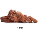 SRTfootcare Deri Ip Sırım Yuvarlak 1 mm 1mt (Leathercraft, Deri Hobi) - Standart - Natural - Bej