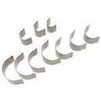 SRTfootcare Kemer Ucu Kesme Bıçağı Set Deri El Aleti (Siyah, Yuvarlak)