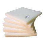 SRTfootcare Kesim Takozu Pres Takozu 2x20x20 Beyaz 1 Adet Deri El Aleti, Deri zımbalama matı, kauçuk tahta, sessiz kauçuk altlık