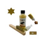 Srtfootcare Süet Nubuk Ayakkabı Bakım Boyası 110 gr ve Süet Temizleme Tel Fırça - Bej