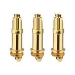 SRunDe 3 Parça Pirinç Click Clack Bolts Drenaj Tıpası Cıvata Havzası Açılır Click Clack Düz Fiş Cıvataları Yedek Lavabo Açılan Vida Banyo Lavabo Drenajı Yedek Parça Cıvataları Çoğu Lavabo Küvet Lavabo için
