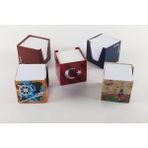 Sry Küp Not 500 Yaprak 6.5 x 6.5 cm Kare 1.hamur Beyaz Kağıt Bloknot - 5 Adet
