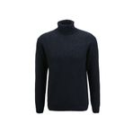 SSEINSE Balıkçı Yaka Slim Fit Kazak, M, 5003111656, Mavi, Erkek
