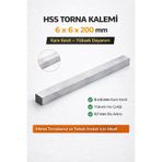 SSEPETLESENE HSS Torna Kalemi 6x6x200 mm – Kare Kesit Yüksek Hız Çeliği Torna Ucu