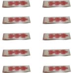 Sska Çatal Kaşık Bıçak Poşeti - Afiyet Olsun Yazılı Baskılı - Şeffaf - 1 Kg. Lık 10 Paket