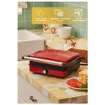 Ssm-2571 Tost Makinesi – Çıkarılabilir Plaka & 180 Derece Açılabilir Gövde