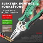 Ssm Sesam Grup Çok Amaçlı Pense 8 Fonksiyonlu Elektrikçi Kablo Soyma Pensesi
