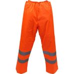 Ssm Sesam Grup Junior JN1026 Kapitoneli %100 Su Ve Rüzgar Geçirmez MotoKurye Pantolonu - Turuncu - 3XL