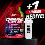 SSN Sports Style Nutrition Command Quadro Whey 2100 gr Çilek Aromalı Protein Tozu 70 Servis