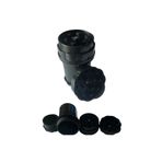 ST-02 PLASTİK GRINDER 4 Kat Tutun Baharat Öğütücü Parçalayıcı Mıknatıslı Gırgır