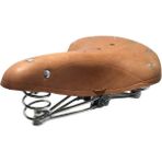 ST Decor Deri Bisiklet Bisiklet Klasik Inek Derisi Bisiklet Sele Koltuk Yaylar ile Comfort Brown Halatla (Yurt Dışından)