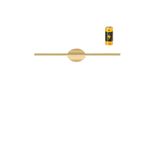 ST LİGHTİNG Modern Kablosuz Pilli Aplik Banyo Tablo Ayna Siyah Pil Dahildir 35CM GÜN IŞIĞI