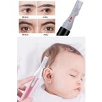 St Morritz Kuru Kaş Bıyık Alma Cihazı Bebek Tıraş Makinesi Epilatör Her Yaş Için Uygun Unisex Sakal Bıyık Düze