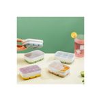St Morritz Lüks 3 LÜ Yapışmaz Kapaklı Mini Buzluk 6 Bölmeli Ice Box 11,3x7,5x3,7cm (RENKLİ)