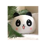 St Morritz Sevimli Panda Figürlü Kalp Yanaklı Peluş Yastık, Dekoratif ve Havalı Tasarım