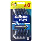 ST24100242 Gillette Blue3 Comfort 8 Adet Kullan-At Tıraş Bıçağı