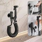 Sta-5041 Armatür Tabancalı Banyo Alaturka Yer Tuvaleti Taharet Musluğu Spiralli Bide Taharetmatik Abdest Alma Takımı Musluk Taharet Abdest Bas Ç
