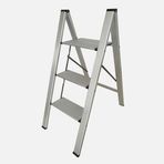 Stabilit Alüminyum 3 Basamaklı 89x43x72 cm Katlanabilir Ev Ofis Tipi Merdiven