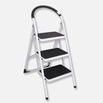 Stabilit Metal 3 Basamaklı 67x36x23 cm Katlanabilir Ev Ofis Tipi Oturaklı Merdiven