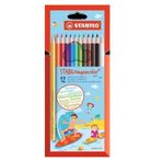 Stabilo 12'li Aquacolor Kuru Boya Kalemi
