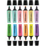 Stabilo 6 Pastel 6 Canlı Renk Boss 12'li Kalem Seti