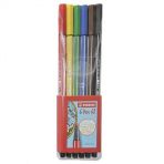 Stabilo 6806-Pl-77 Pen 68 6'lı Askılı Keçeli Kalem