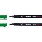 Stabilo Asetat Kalemi Permanent F Seri Yuvarlak Uç 0.7 MM Yeşil 842/36