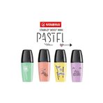 Stabilo Boss 4'lü Mini Pastellove Set (Lila - Turuncu - Yeşil - Sarı)
