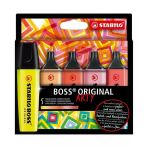 Stabilo Boss Original Arty 5'Li Fosforlu Kalem Seti - Sıcak Renkler