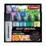 Stabilo Boss Original Arty 5'Li Fosforlu Kalem Seti - Soğuk Renkler