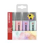 Stabilo Boss Original Pastel Renk 4'lü Paket Fosforlu Kalem