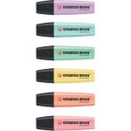 Stabilo Boss Original Pastel Renk Fosforlu Kalem Seti 6'lı – 2-5 mm Uç, Siyah Kapaklı, Uzun Ömürlü Mürekkep