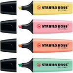 Stabilo Boss Pastel Renk Fosforlu Kalem 4 Renk Çok Renkli