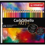 STABILO CarbOthello - Kuru Boya Kalemi - 24'lü Metal Kutu - Çeşitli Pastel Renkler