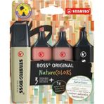 stabilo fosforlu kalem (ışaret kalemi) boss naturecolors 4er s-y-k-g 70/4-2-3 (4 lü set) - Yok