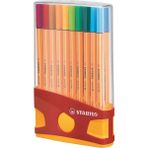stabilo ınce uçlu keçeli kalem 88 point 0.4 mm karışık renk 20 li colorparade 8820-03 - 1 - Yok