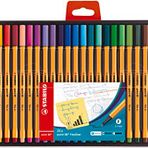 Stabilo Point 88 0.4 mm 25+5'li Set Çanta Fineliner Kalem
