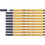 Stabilo Point 88 Fineliner Kalem 10'lu Mavi Siyah 88-98