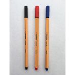 Stabilo Point 88 Fineliner Keçeli Kalem 3'lü Set - 1 Adet - Kırmızı - Siyah