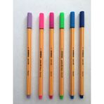 Stabilo Point 88 Fineliner Keçeli Kalem 6'lı Set - 1 Adet - Gri