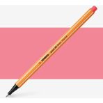 Stabilo Point 88 Fineliner Pen 0.4mm Ince Keçe Uçlu Kalem Floresan Kırmızı - Renkli - Standart