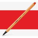 Stabilo Point 88 Fineliner Pen 0.4mm Ince Keçe Uçlu Kalem Kırmızı - Renkli - Standart