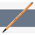 Stabilo Point 88 Fineliner Pen 0.4mm Ince Keçe Uçlu Kalem Koyu Gri - Renkli - Standart