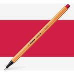 Stabilo Point 88 Fineliner Pen 0.4mm Ince Keçe Uçlu Kalem Koyu Kırmızı - Renkli - Standart