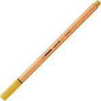 Stabilo Point 88 İnce Uçlu Keçeli Kalem 0,4 mm Köri Sarısı Renkli ve Ergonomik Tasarım
