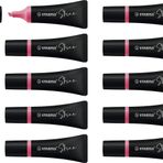 Stabilo Shine 10'lu Paket Pembe Fosforlu Kalem