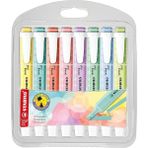 Stabilo | Swing Cool Fosforlu Kalem Pastel Seti, 8'li, 1-4 mm Uç, 4 Saat Kurumaya Dayanıklı - Çok Renkli
