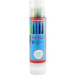 STABILO Trio 2in1 - Keçeli Kalem - 10'lu Tüp - Çeşitli Renkler